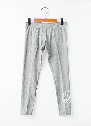 Colant sport multisport talie elastică gri NIKE fată