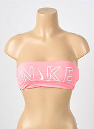 Sutien de costum de baie elasticitate top bentiță roz NIKE femeie