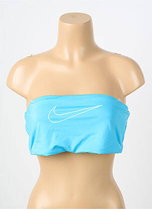 Sutien de costum de baie top bentiță top bentiță albastru NIKE femeie