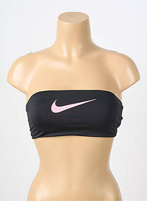 Sutien de costum de baie elasticitate top bentiță negru NIKE femeie