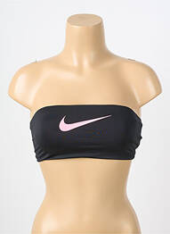 Sutien de costum de baie elasticitate top bentiță negru NIKE femeie