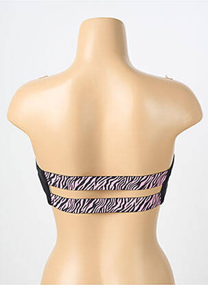 Sutien de costum de baie elasticitate top bentiță negru NIKE femeie