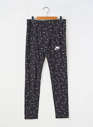 Colant imprimeu fantezie talie elastică negru NIKE fată