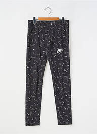 Colant imprimeu fantezie talie elastică negru NIKE fată