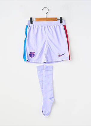 Șort croială dreaptă talie elastică violet NIKE băiat