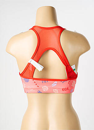 Sutien imprimeu fantezie portocalie NIKE fată