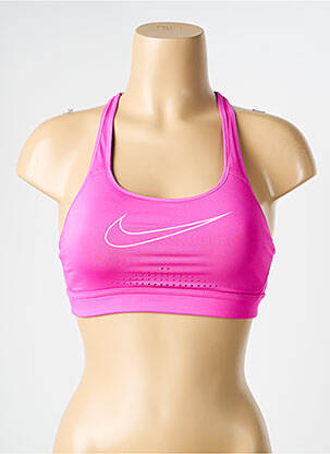 Sutien fără armatură sutiene roz NIKE femeie