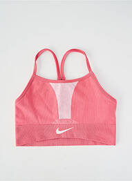 Sutien elasticitate roz NIKE fată