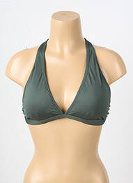 Sutien de costum de baie elasticitate sutien cu susținere înaltă și burete detașabil verde NIKE femeie