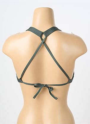 Sutien de costum de baie elasticitate sutien cu susținere înaltă și burete detașabil verde NIKE femeie