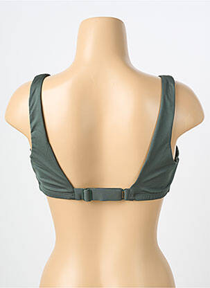 Sutien de costum de baie elasticitate sutien cu susținere înaltă și burete detașabil verde NIKE femeie
