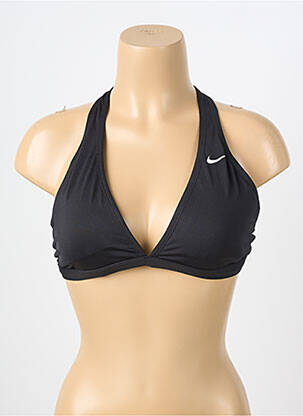 Sutien de costum de baie elasticitate sutien cu susținere înaltă și burete detașabil negru NIKE femeie