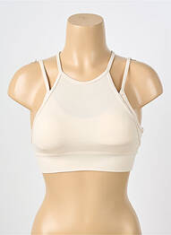 Sutien fără armatură sutiene bej NIKE femeie