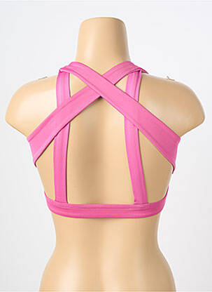 Sutien efect material satinat sutiene roz NIKE femeie