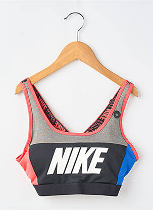 Sutien fără armatură sutiene gri NIKE femeie
