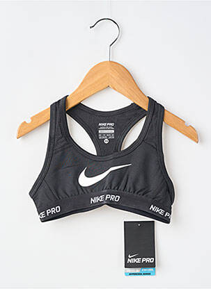 Sutien sport multisport negru NIKE fată