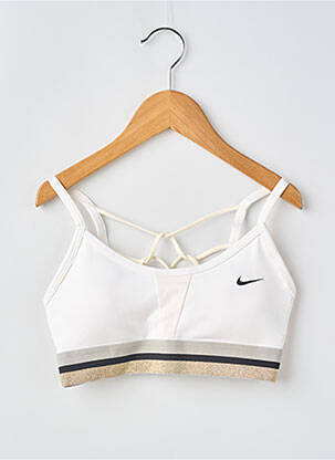 Sutien fără armatură sutiene bej NIKE femeie