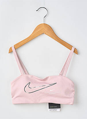 Sutien fără armatură sutiene roz NIKE femeie