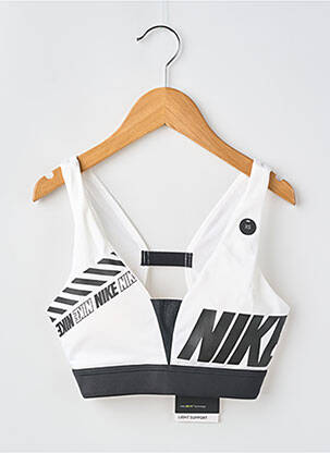 Sutien fără armatură sutiene alb NIKE femeie
