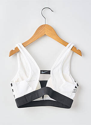 Sutien fără armatură sutiene alb NIKE femeie