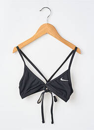 Sutien de costum de baie elasticitate negru NIKE fată