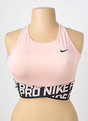 Sutien fără armatură bralete roz NIKE femeie