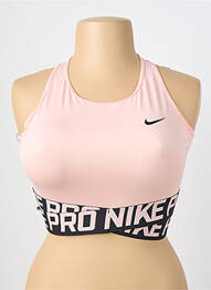 Sutien fără armatură bralete roz NIKE femeie