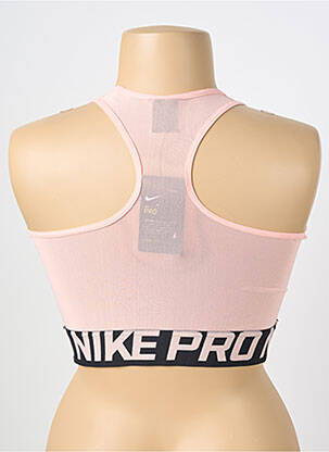 Sutien fără armatură bralete roz NIKE femeie