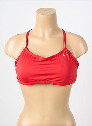 Sutien fără armatură sutiene roșu NIKE femeie