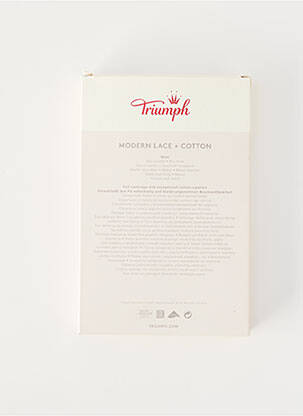 Shorty elasticitate alb TRIUMPH femeie