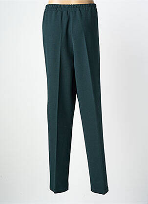 Pantalon drept țesătură crep mărime normală verde GEVANA femeie
