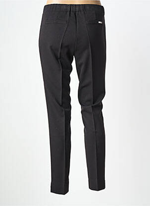 Pantalon 7/8 talie elastică mărime normală negru QUATRE VINGT JOURS femeie