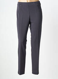 Pantalon slim talie elastică mărime normală gri QUATRE VINGT JOURS femeie