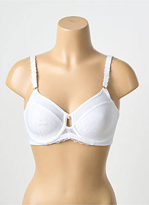 Sutien ușoară și transparentă sutien cupe întregi cu decolteu înalt bej FLORALE BY TRIUMPH femeie