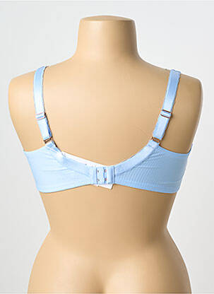 Sutien efect material satinat top sutien modelat albastru FLORALE BY TRIUMPH femeie