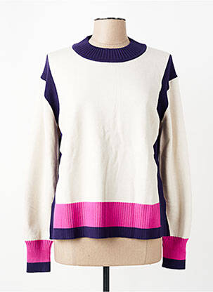 Pulover elasticitate mâneci lungi bej SCORZZO femeie