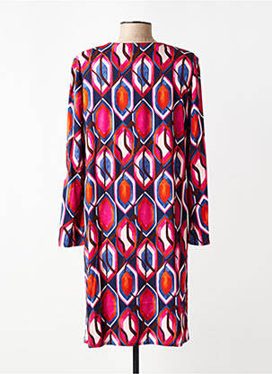 Rochie scurtă mâneci lungi mâneci lungi roz GEVANA femeie