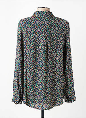 Cămașă țesătură crep mâneci lungi verde IT HIPPIE femeie