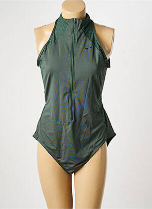 Body guler rotund fără mâneci verde NIKE femeie