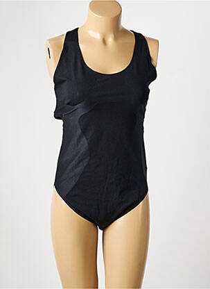 Body guler rotund fără mâneci negru NIKE femeie