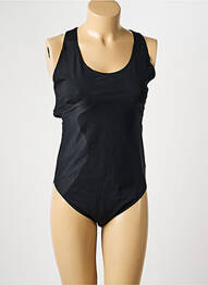Body guler rotund fără mâneci negru NIKE femeie