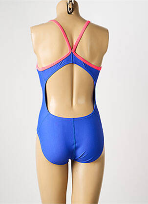 Costum de baie dintr-o singură piesă top sutien tip racerback top sutien tip racerback albastru NIKE femeie