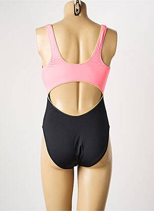 Costum de baie dintr-o singură piesă efect material satinat roz NIKE femeie