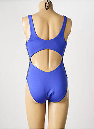 Costum de baie dintr-o singură piesă efect material satinat violet NIKE femeie