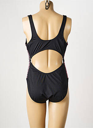 Costum de baie dintr-o singură piesă efect material satinat negru NIKE femeie