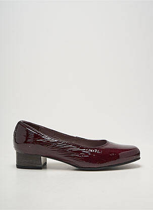 Pantofi cu toc țesătură lăcuită toc plat până la 3 cm violet JMG HOUCKE femeie