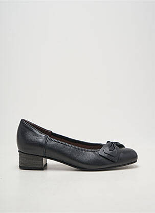 Pantofi cu toc țesătură satinată toc plat până la 3 cm negru JMG HOUCKE femeie