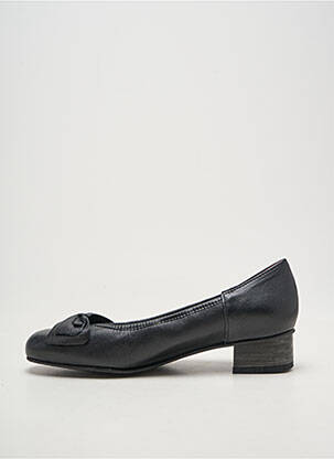 Pantofi cu toc țesătură satinată toc plat până la 3 cm negru JMG HOUCKE femeie