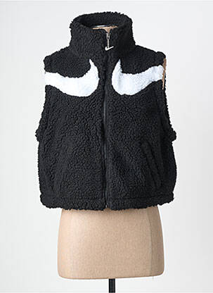 Jachete casual croială dreaptă negru NIKE femeie