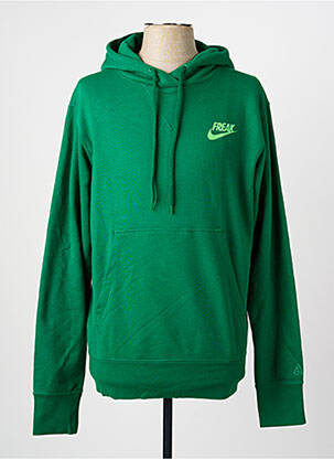 Hanorac cu glugă buzunare mâneci lungi verde NIKE bărbat